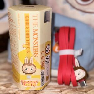 The Monsters Labubu Candy Type-C Cable “Strawberry Red “
